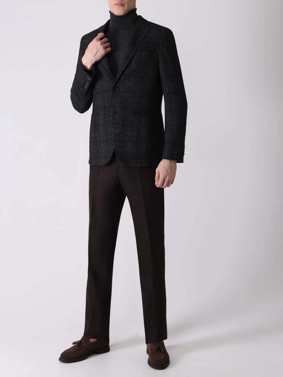 Водолазка шерстяная BOSS 50468262/002 Серый  Фото 2