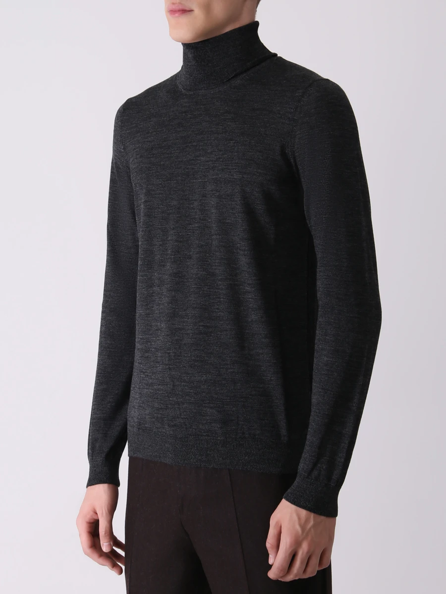 Водолазка шерстяная BOSS 50468262/002 Серый  Фото 4