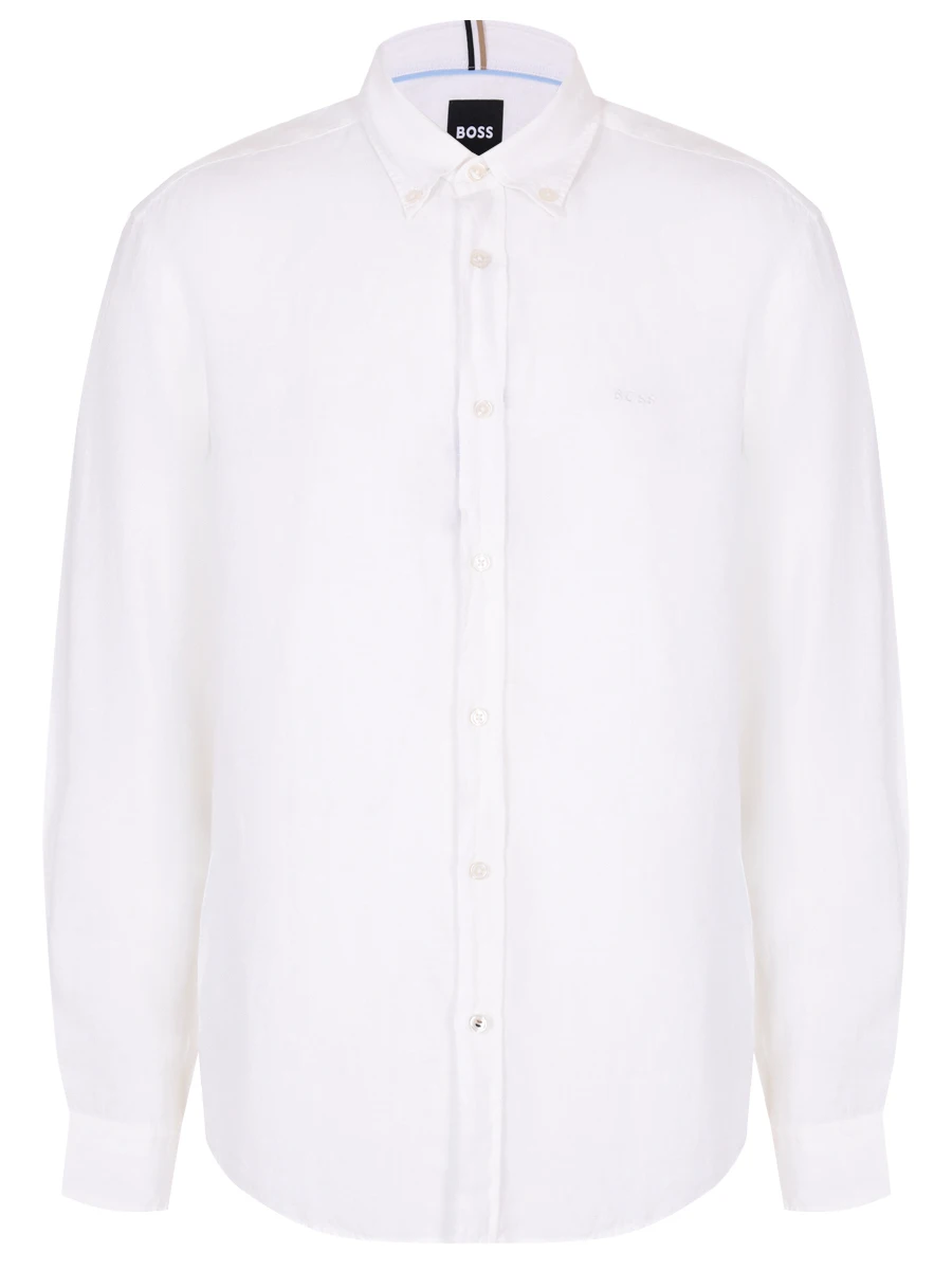 

Рубашка Regular Fit льняная, Белый, 50522592/100