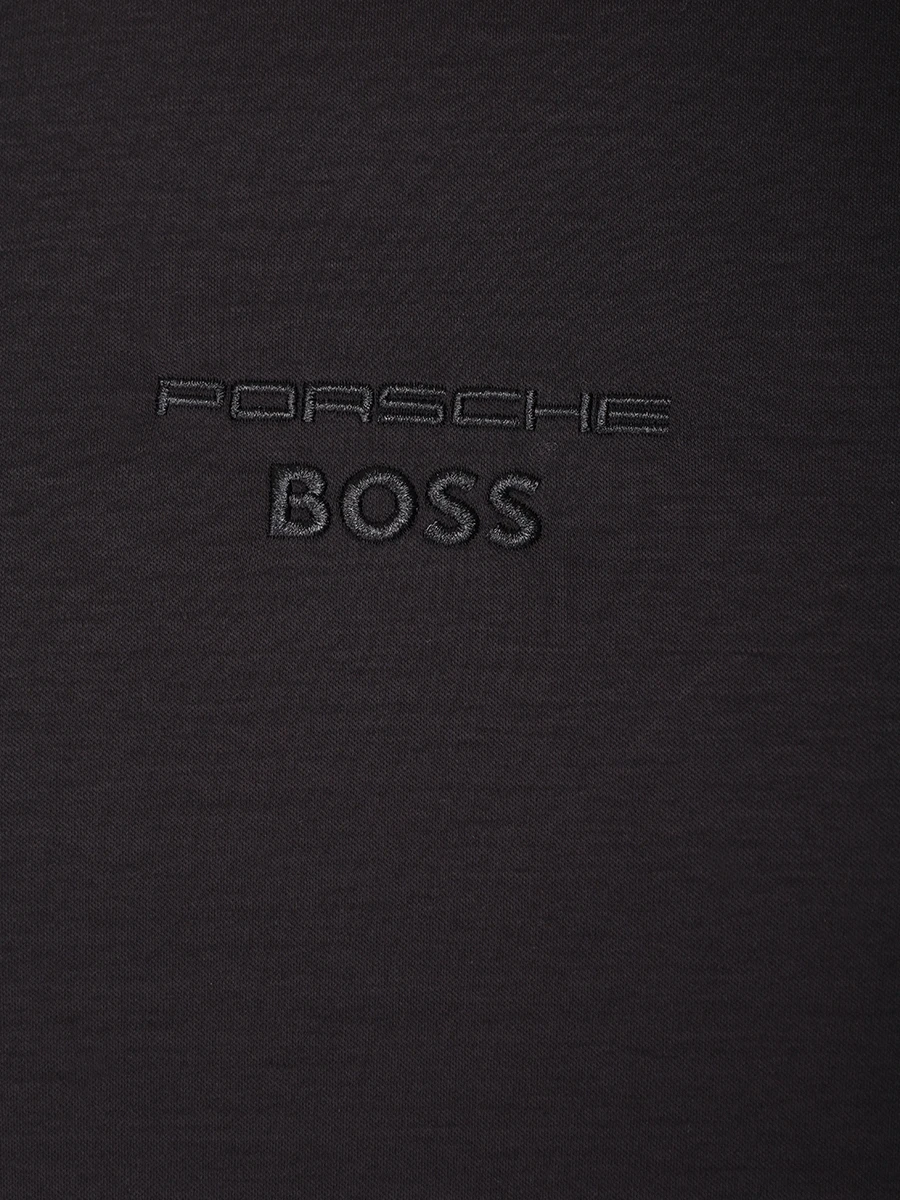 Футболка хлопковая BOSS 50518631/001 Черный  Фото 6