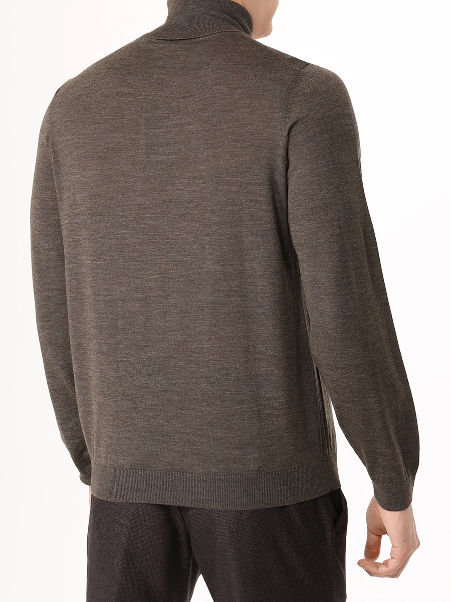 Водолазка шерстяная BOSS 50468262/378 Хаки  Фото 3