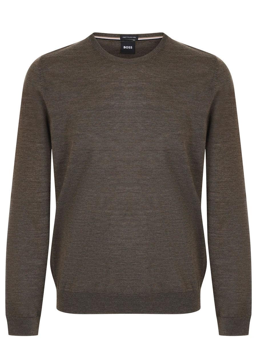 Джемпер шерстяной BOSS 50468239/378 Хаки 