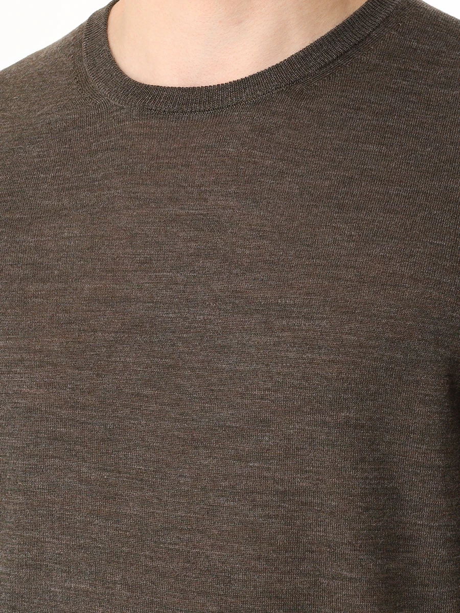 Джемпер шерстяной BOSS 50468239/378 Хаки  Фото 5