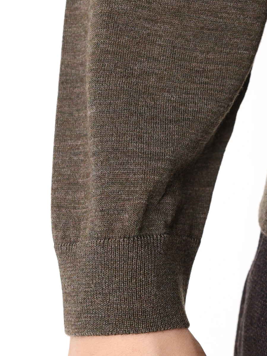 Джемпер шерстяной BOSS 50468239/378 Хаки  Фото 6