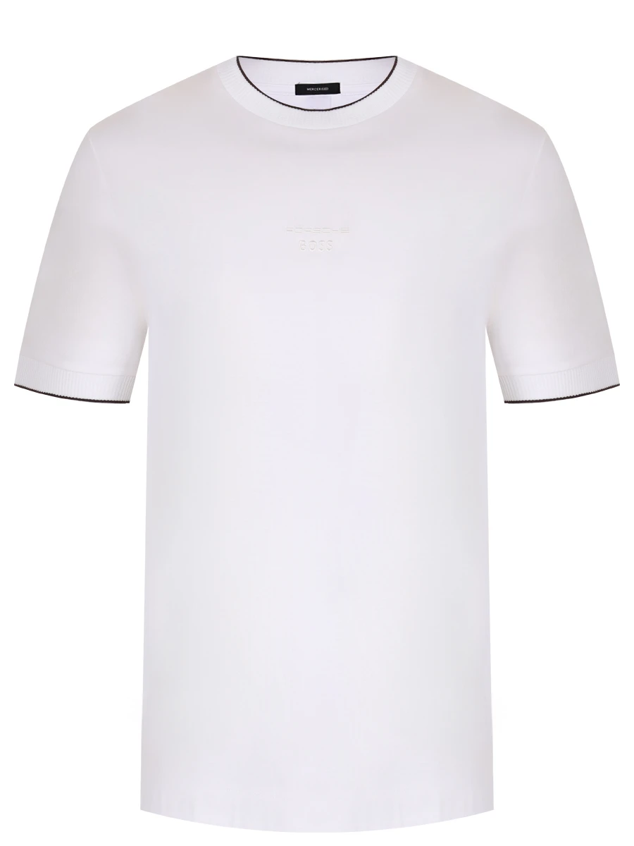 Футболка хлопковая BOSS 50518631/100 Белый 