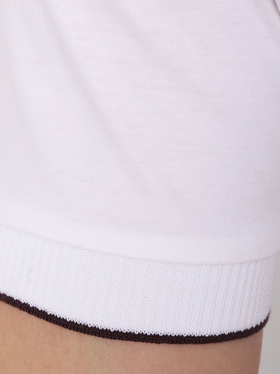 Футболка хлопковая BOSS 50518631/100 Белый  Фото 6