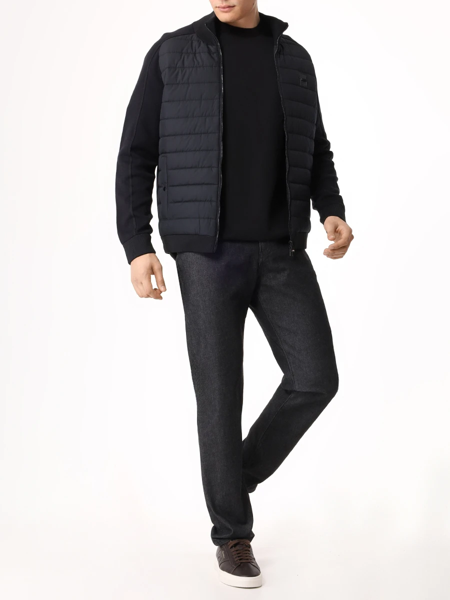 Футболка хлопковая BOSS 50518766/001 Черный  Фото 2