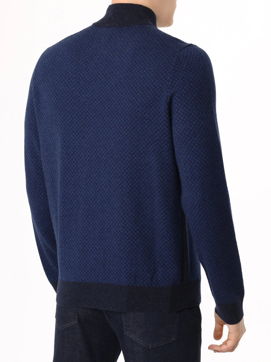 Джемпер шерстяной BOSS 50528322/404 Синий  Фото 3