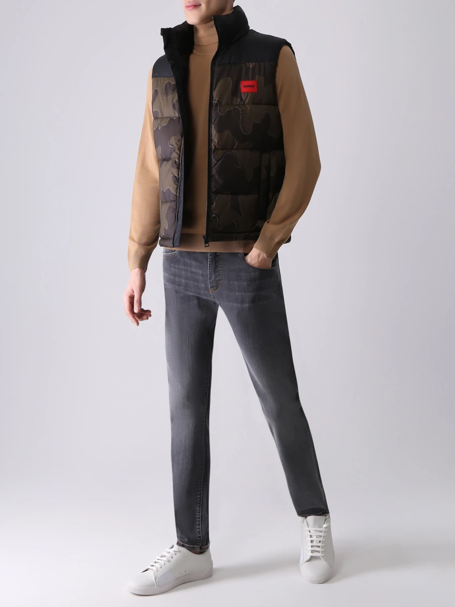 Водолазка шерстяная BOSS 50468262/260 Бежевый  Фото 2