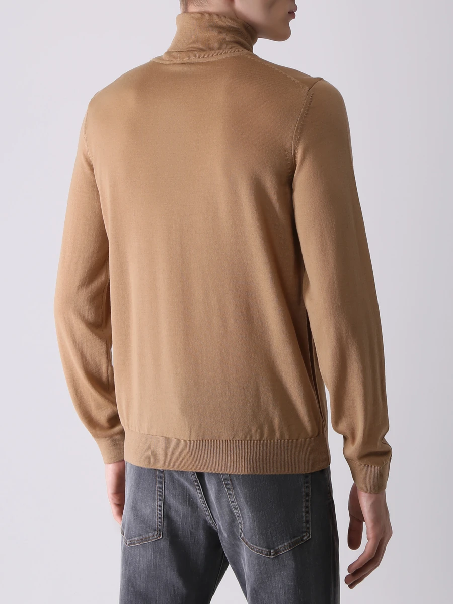 Водолазка шерстяная BOSS 50468262/260 Бежевый  Фото 3
