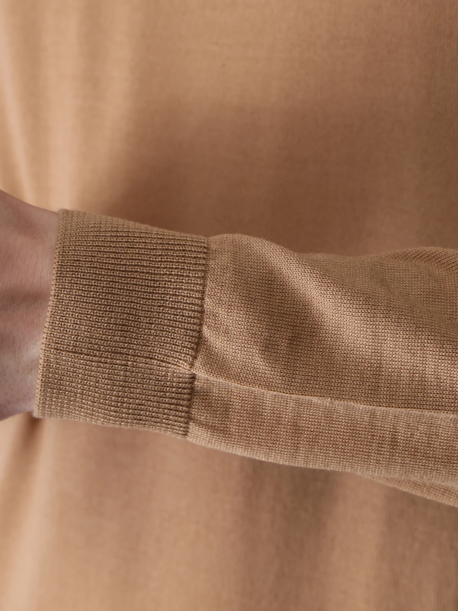 Водолазка шерстяная BOSS 50468262/260 Бежевый  Фото 5