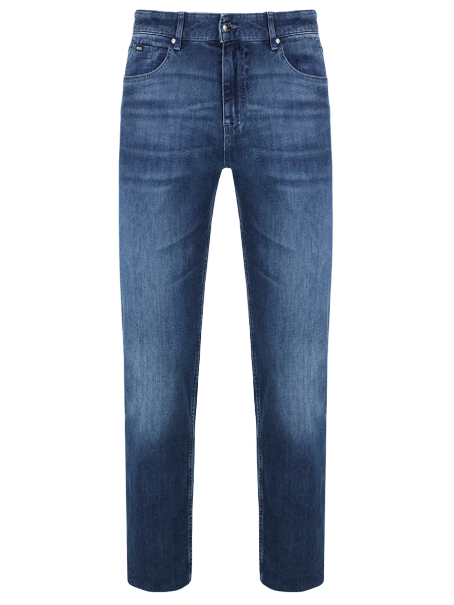 Джинсы Regular Fit хлопковые BOSS 50527960/408 Синий 