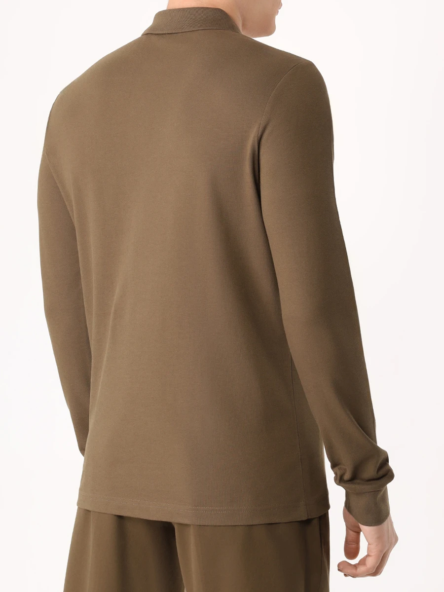 

Поло Slim Fit хлопковое, Хаки, 50507704/368
