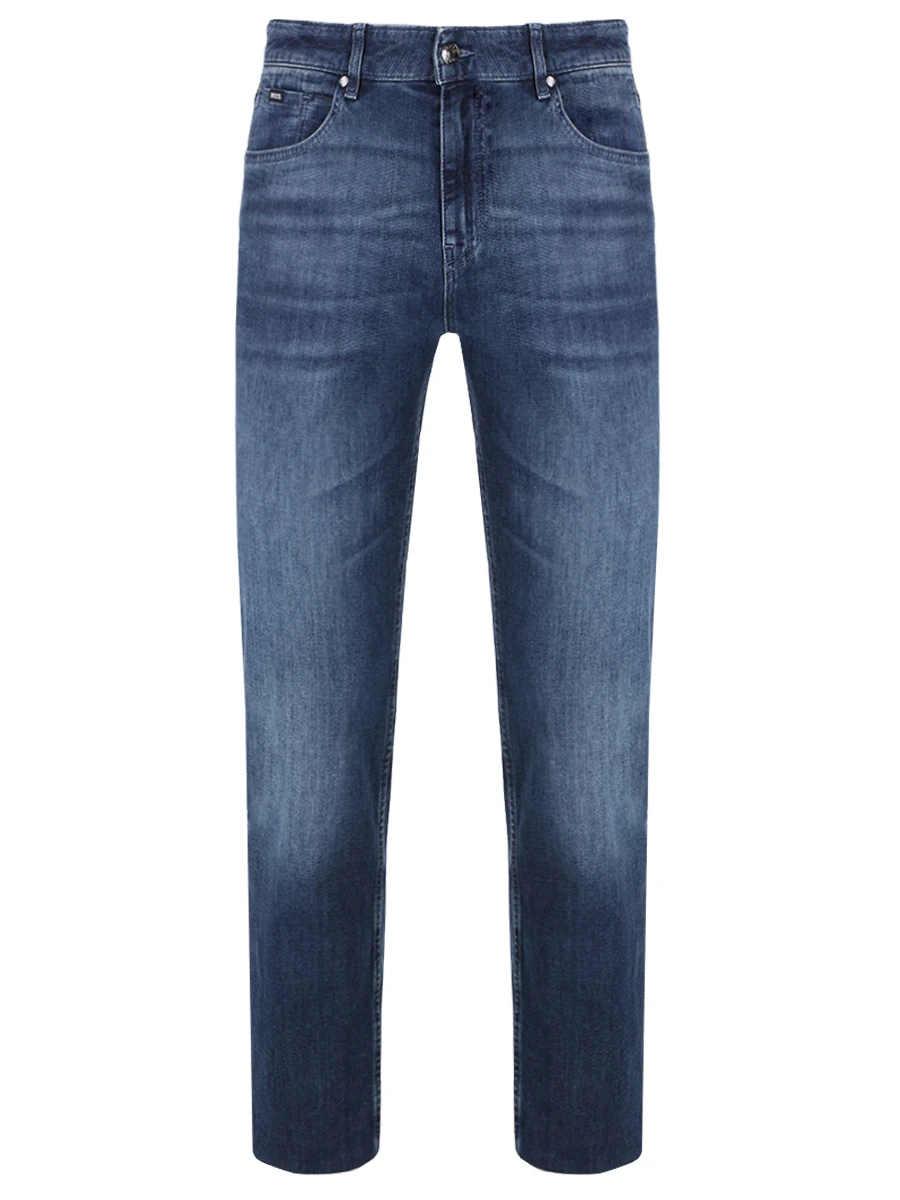 Джинсы Regular Fit хлопковые BOSS 50527031/432 Синий 
