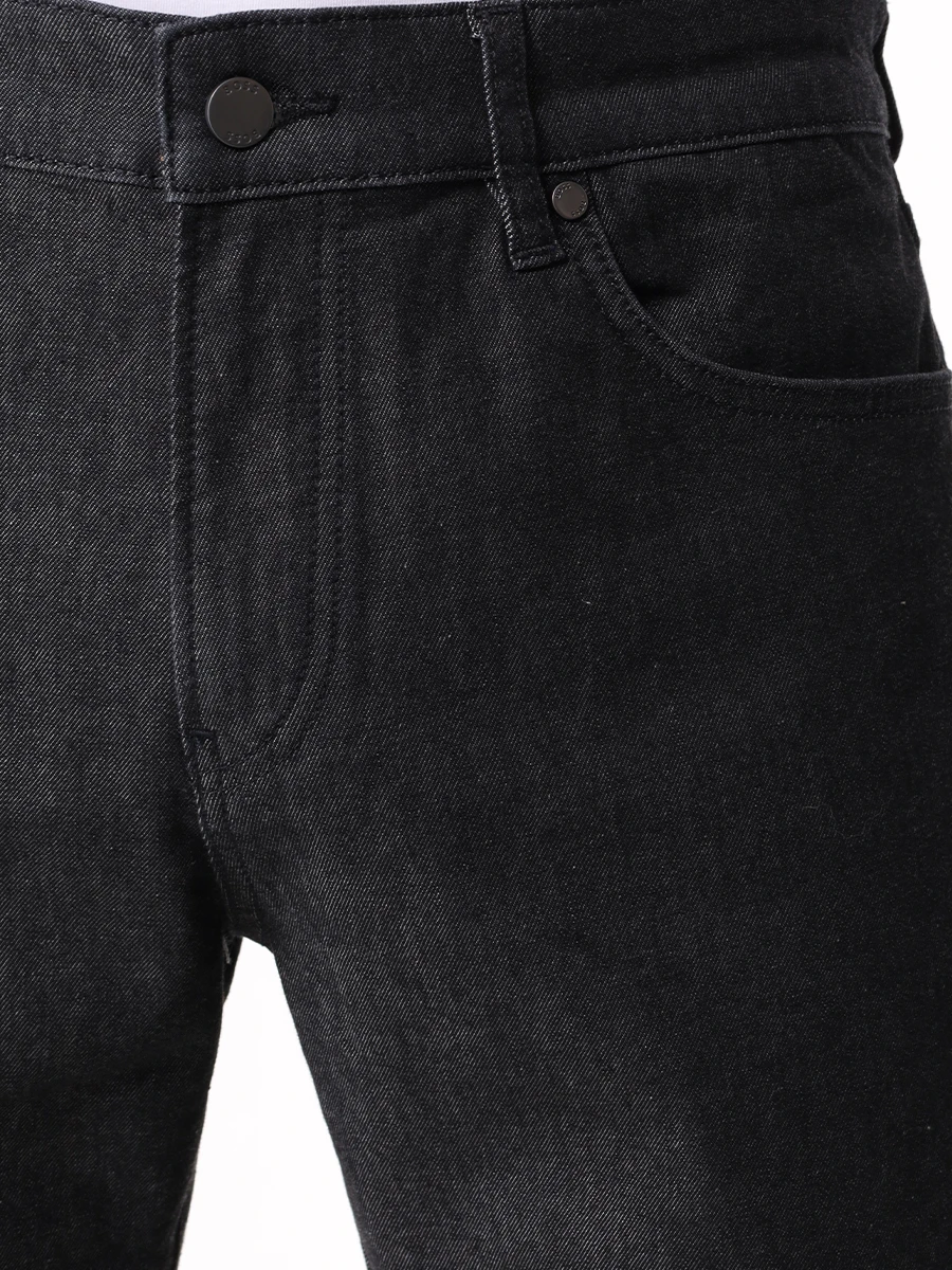 Джинсы Regular Fit хлопковые BOSS 50520584/003 Серый  Фото 5