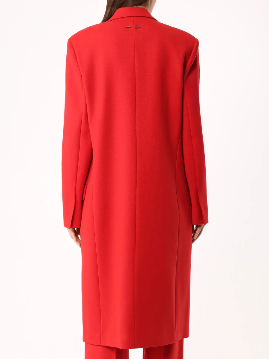 Пальто однотонное BARBARA BUI E1106EEL 23 Красный  Фото 3