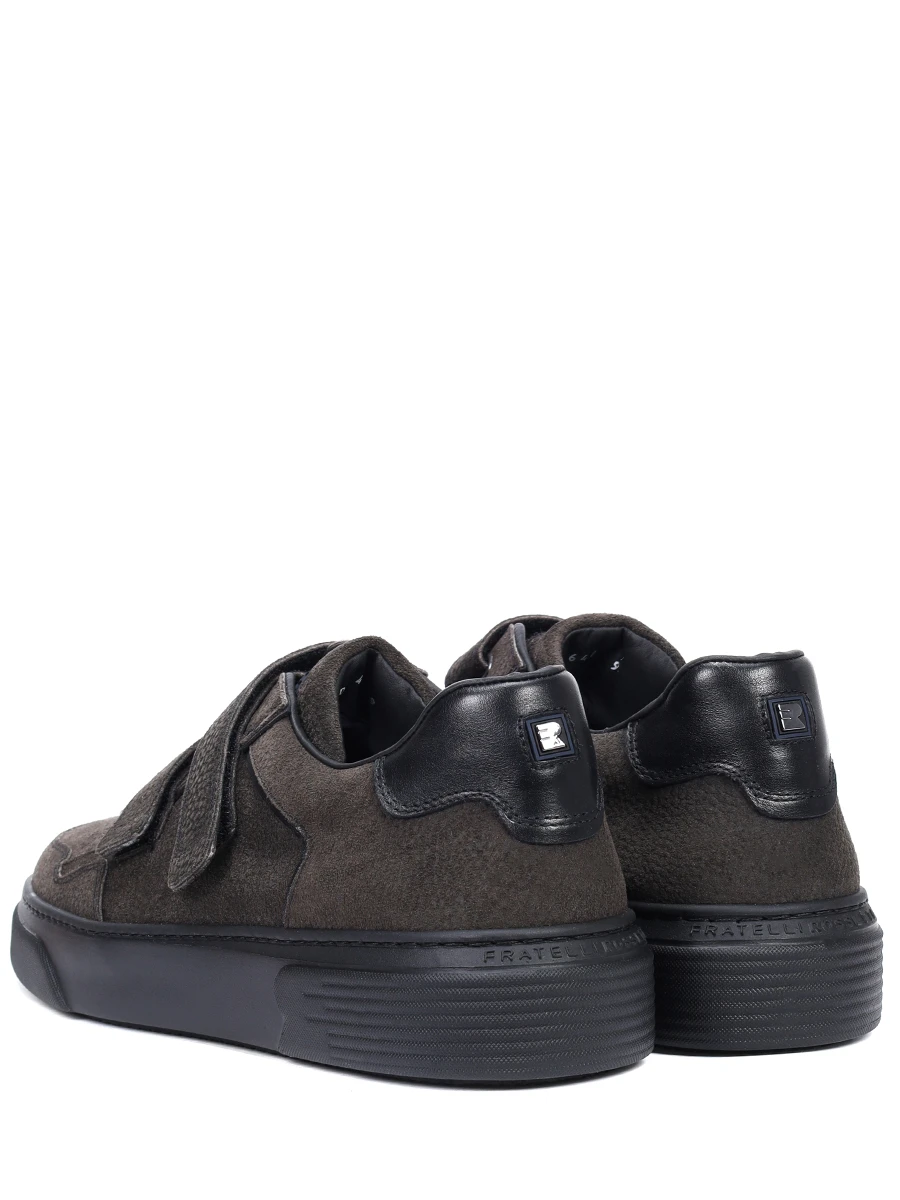 Кеды замшевые на байке FRATELLI ROSSETTI ONE 47170 Серый  Фото 4