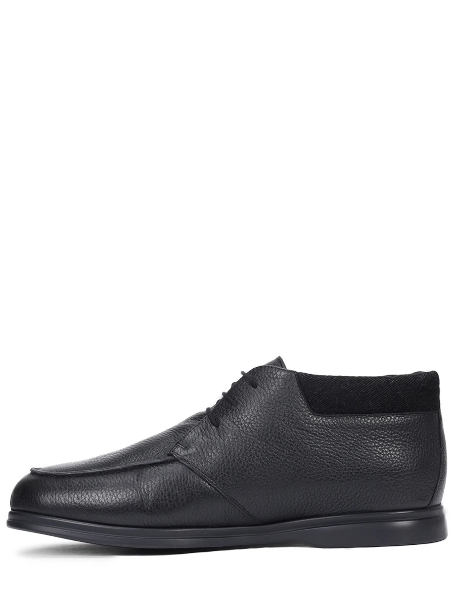 Ботинки кожаные на меху ALDO BRUE` AB5386 Черный  Фото 3