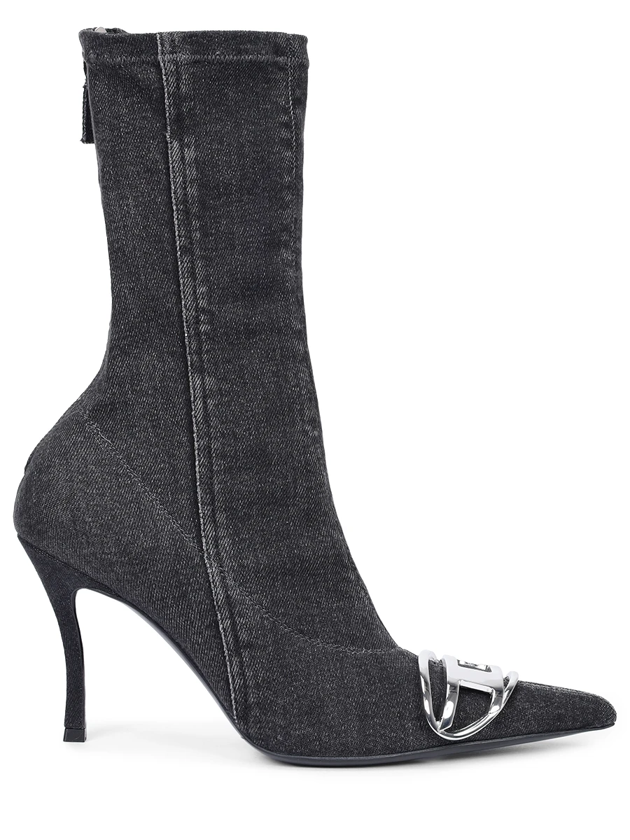 

Ботильоны джинсовые, Черный, Y03413-P6078-T8013