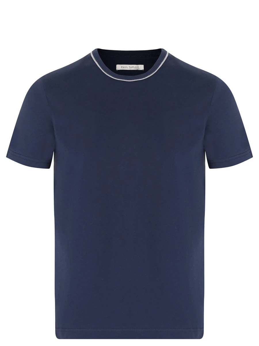 Футболка хлопковая PAUL TAYLOR PT7TS F001 600 Синий 
