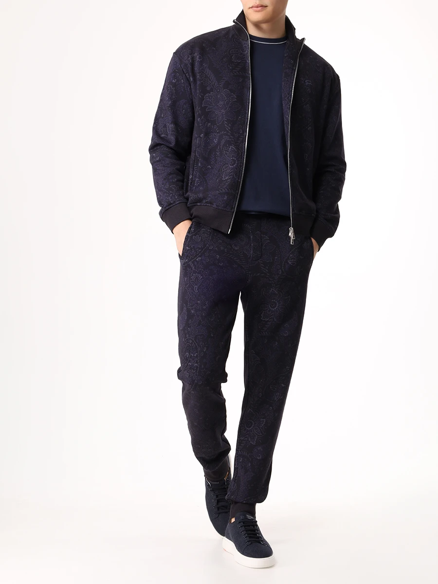 Футболка хлопковая PAUL TAYLOR PT7TS F001 600 Синий  Фото 2