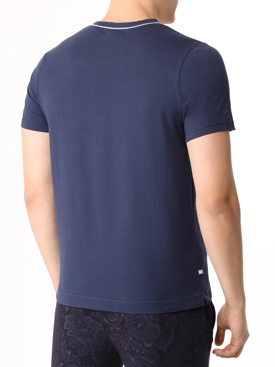 Футболка хлопковая PAUL TAYLOR PT7TS F001 600 Синий  Фото 3
