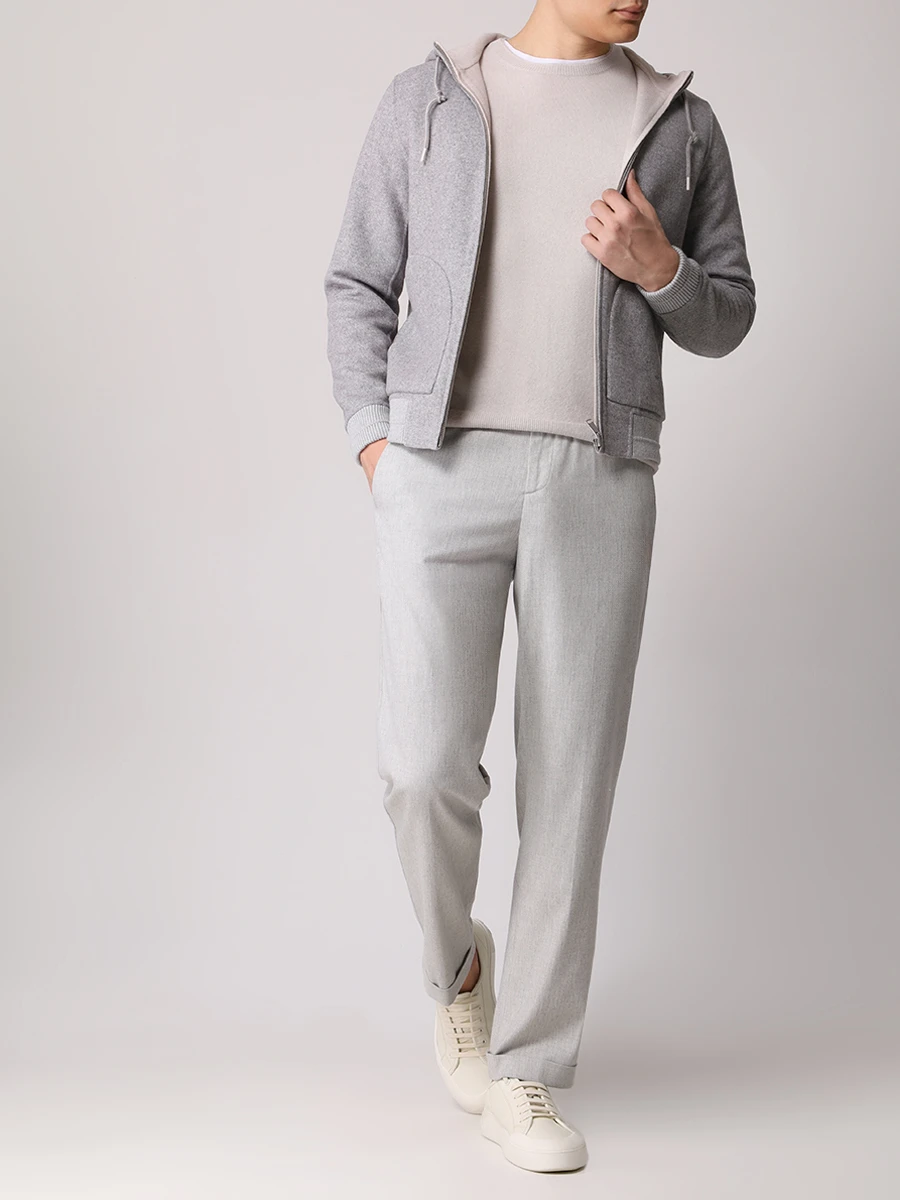 Брюки из вискозы PAUL TAYLOR PT7PA F028 500 Серый  Фото 2