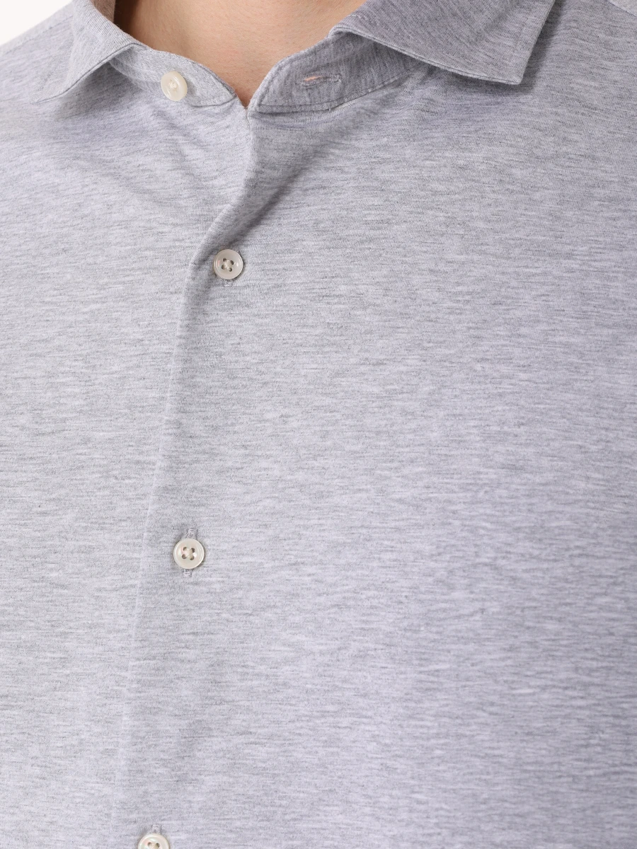 

Рубашка Slim Fit хлопковая, Серый, PT7CA A036 501