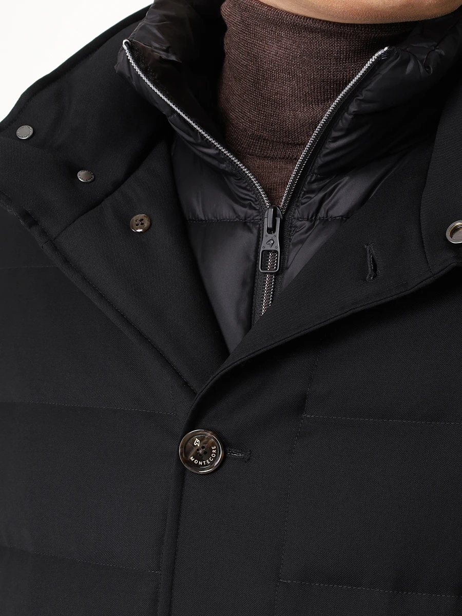 

Пуховик стеганый, Черный, F07MUCX505-106-99-BLACK