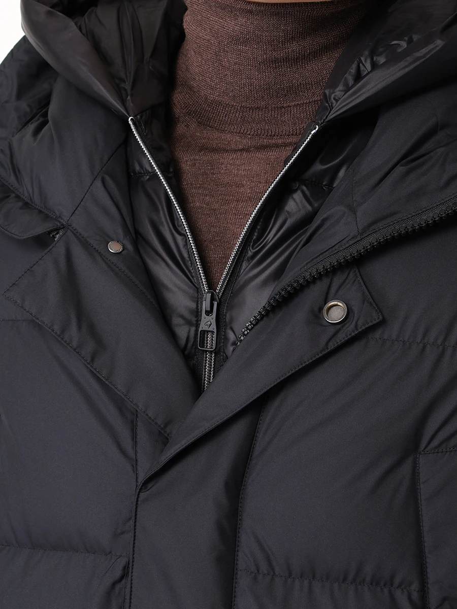 

Пуховик стеганый, Черный, F07MUCX501-268-99-BLACK