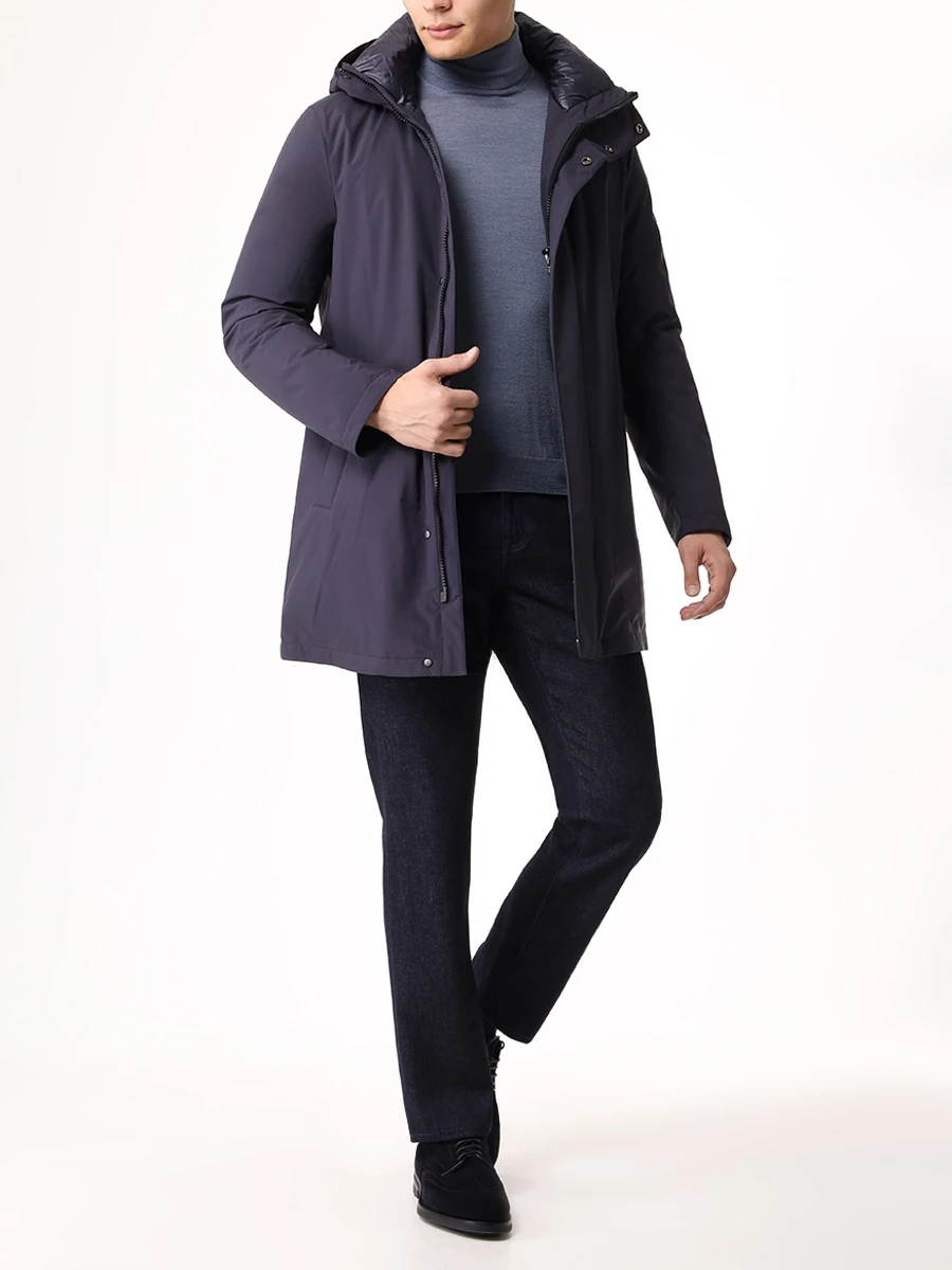 Куртка однотонная MONTECORE F07MUCX512-265-89-DARK BLUE Темно- Синий  Фото 2