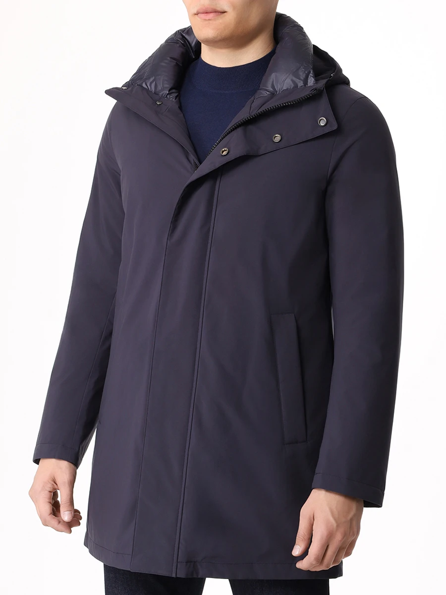 Куртка однотонная MONTECORE F07MUCX512-265-89-DARK BLUE Темно- Синий  Фото 4