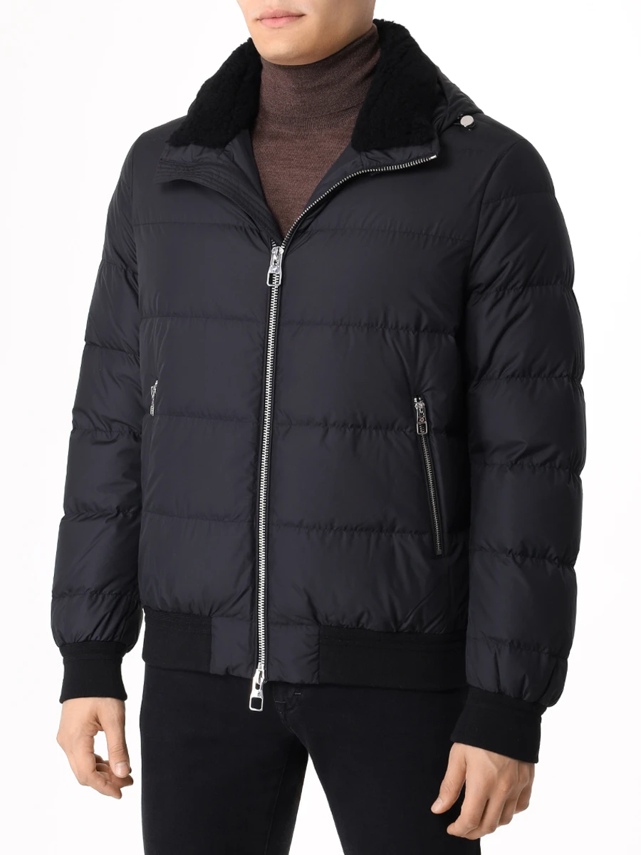 

Пуховик стеганый, Черный, F07MUCX529C-268-99-BLACK