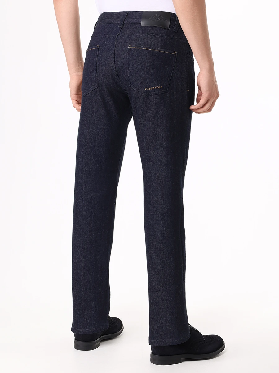 Джинсы Regular Fit хлопковые CASTANGIA ML31 Темно- Синий  Фото 3