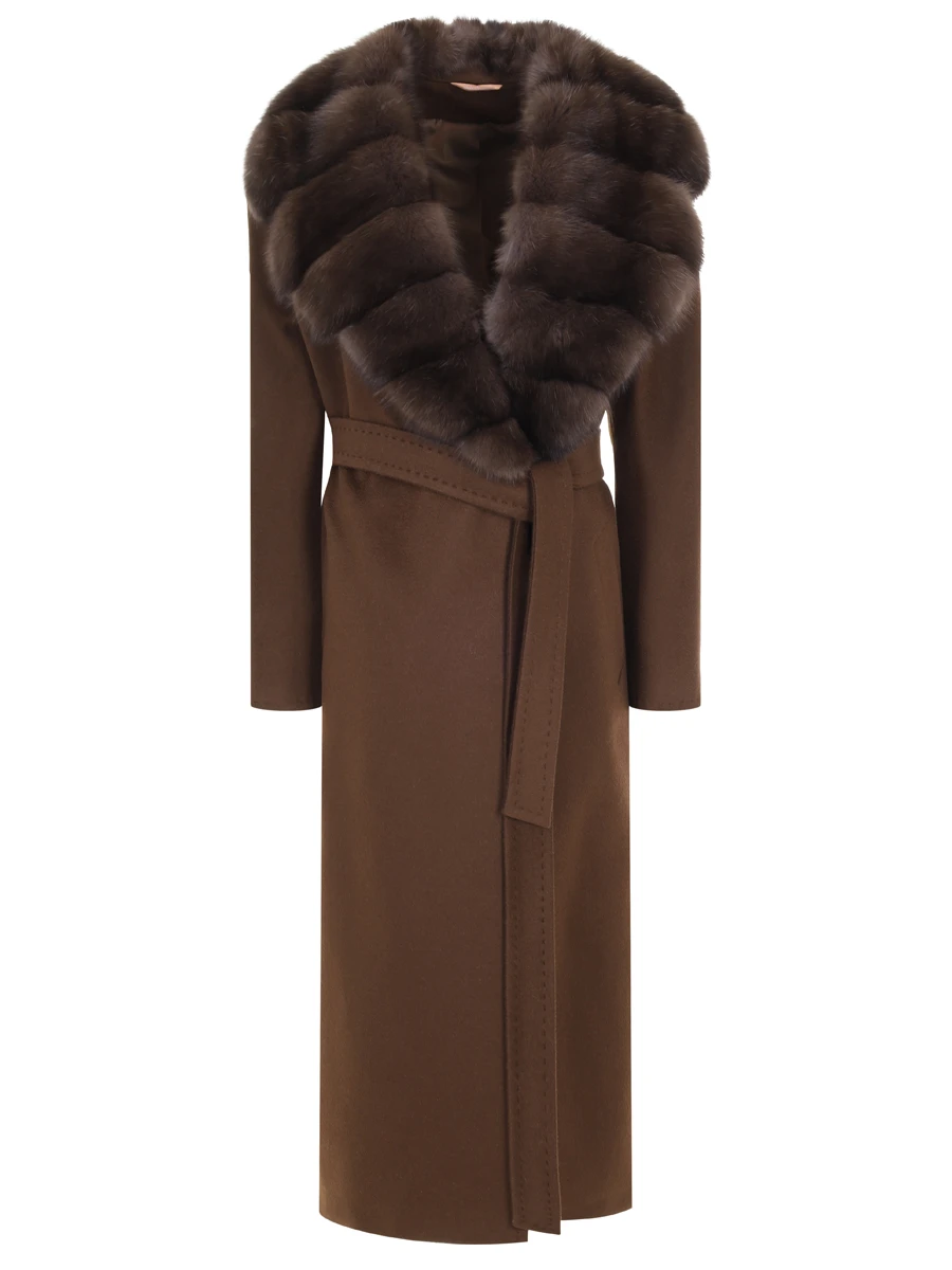 Пальто шерстяное ELISABETTA 75-91/1м Коричневый 