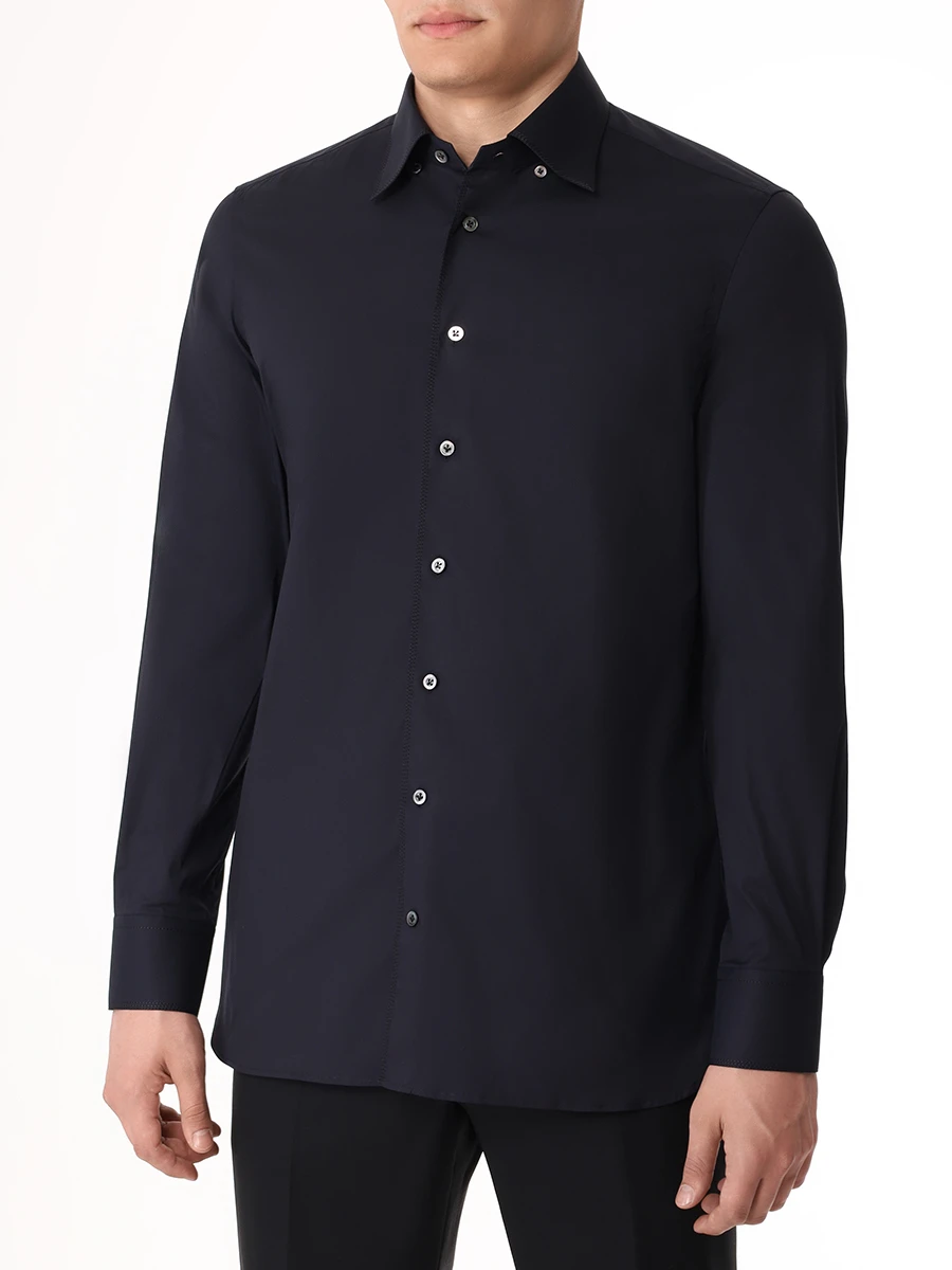 

Рубашка Regular Fit хлопковая, Черный, F345108/1693