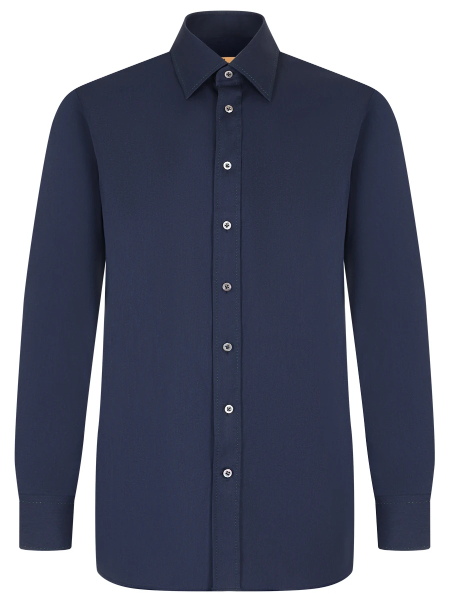 

Рубашка Regular Fit хлопковая, Синий, F3411113/18 Темно