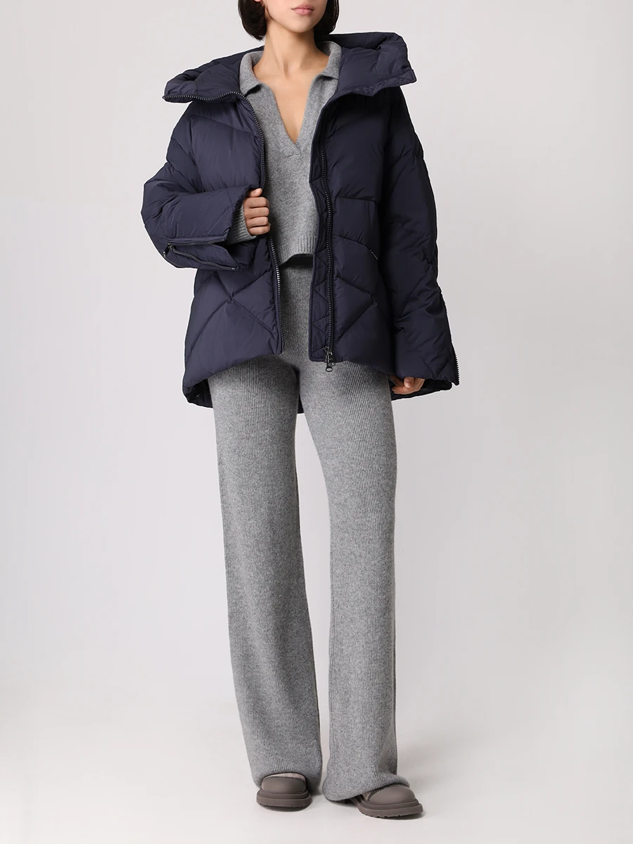 

Пуховик стеганый, Синий, 8N783 BDN Темно-