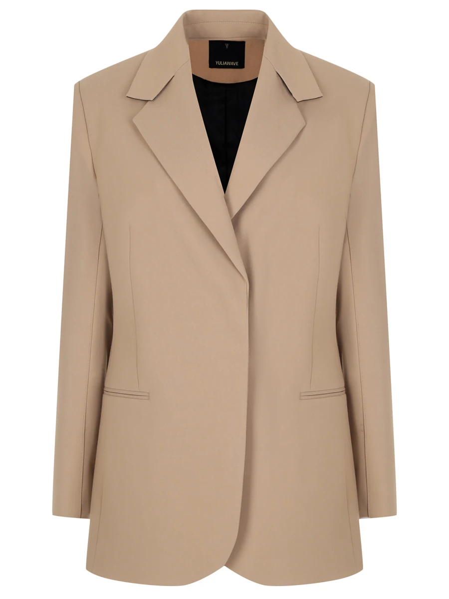 

Пиджак однотонный, Бежевый, 1B5JT03302335BEGP