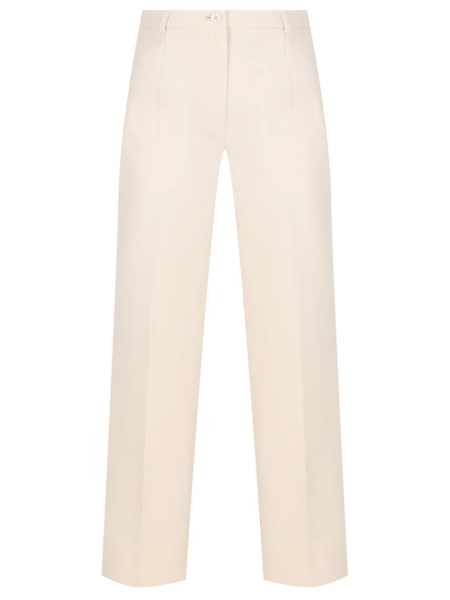 Брюки однотонные YULIAWAVE 1B5PS03102475LTCP Кремовый 