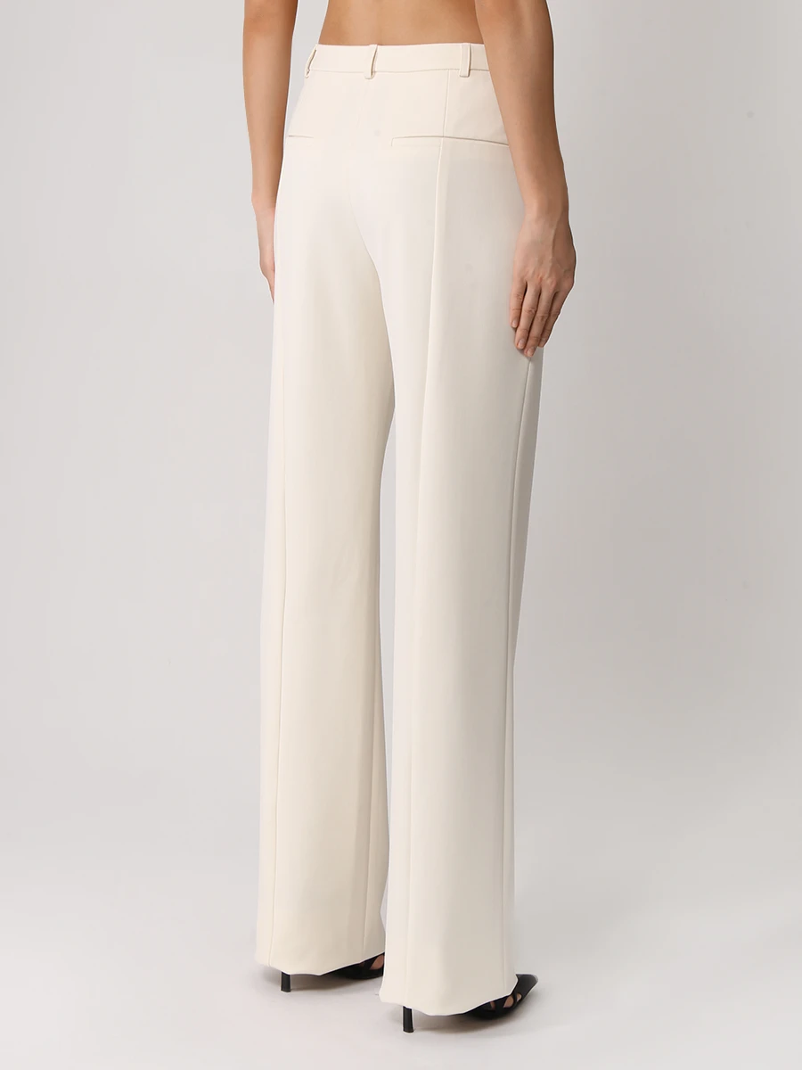Брюки однотонные YULIAWAVE 1B5PS03102475LTCP Кремовый  Фото 3