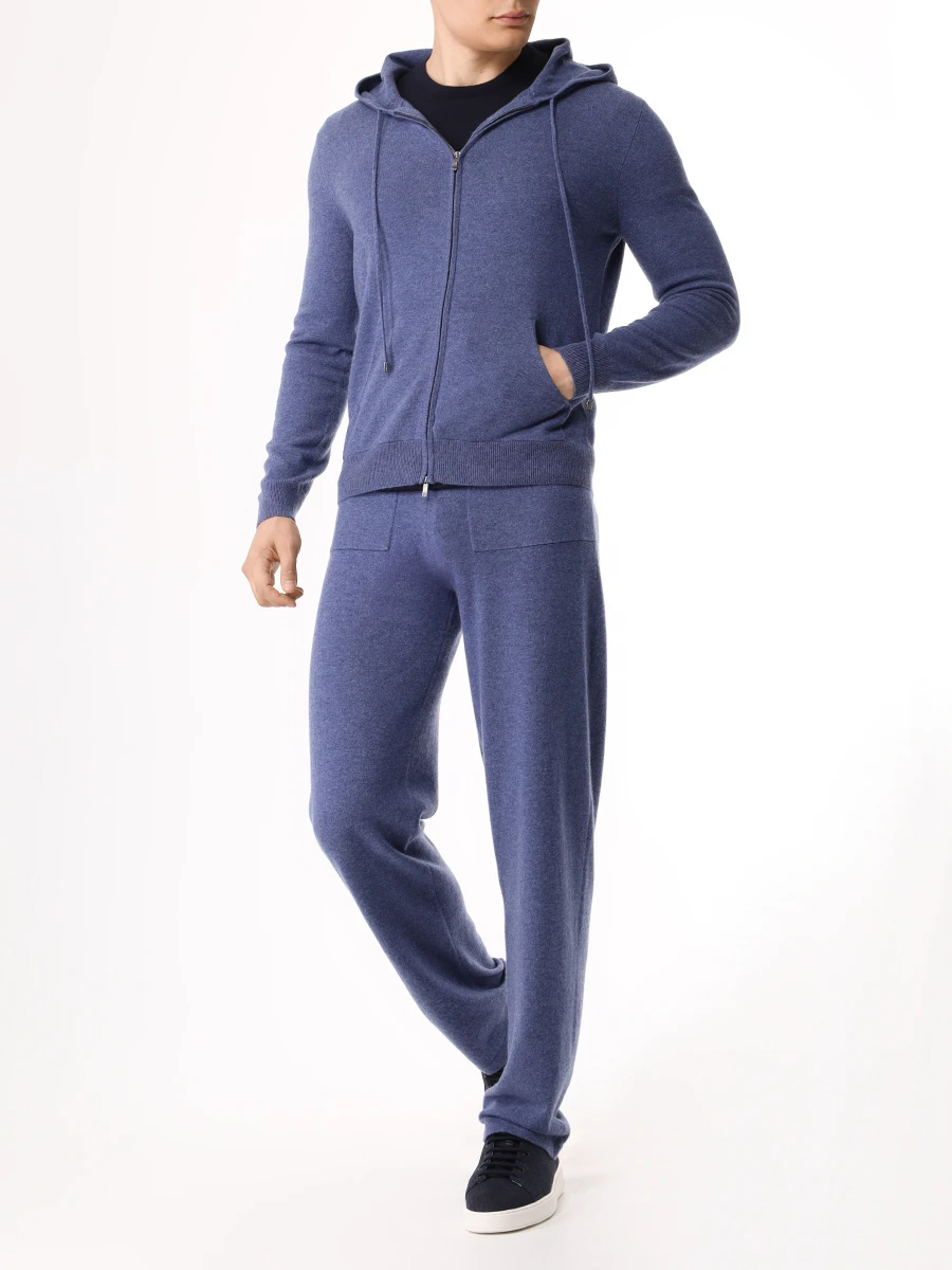 Костюм кашемировый MALO UXK019 F1L21/UXP015 F1K02 E0687 Голубой  Фото 2