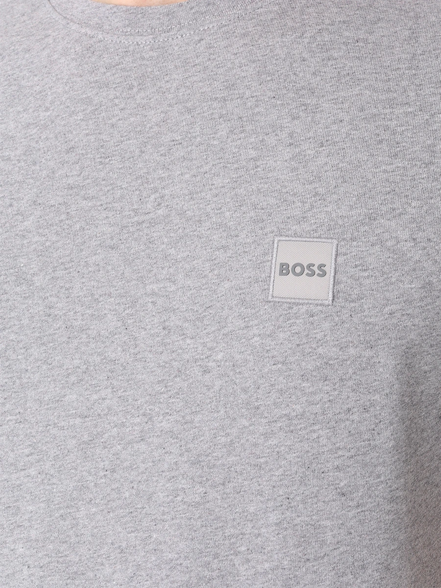 Футболка хлопковая BOSS 50508584/051 Серый  Фото 5
