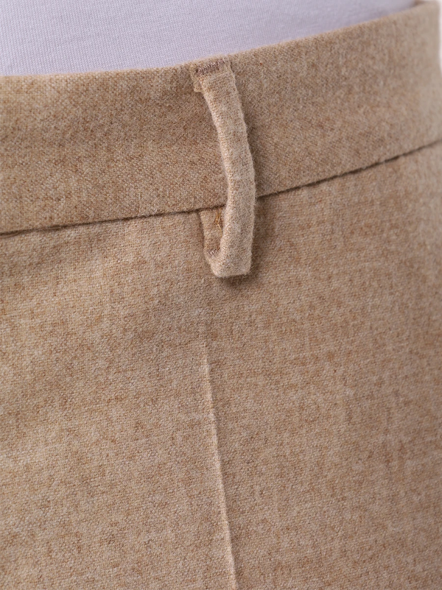 Брюки однотонные BOSS 50530644/131 Бежевый  Фото 6