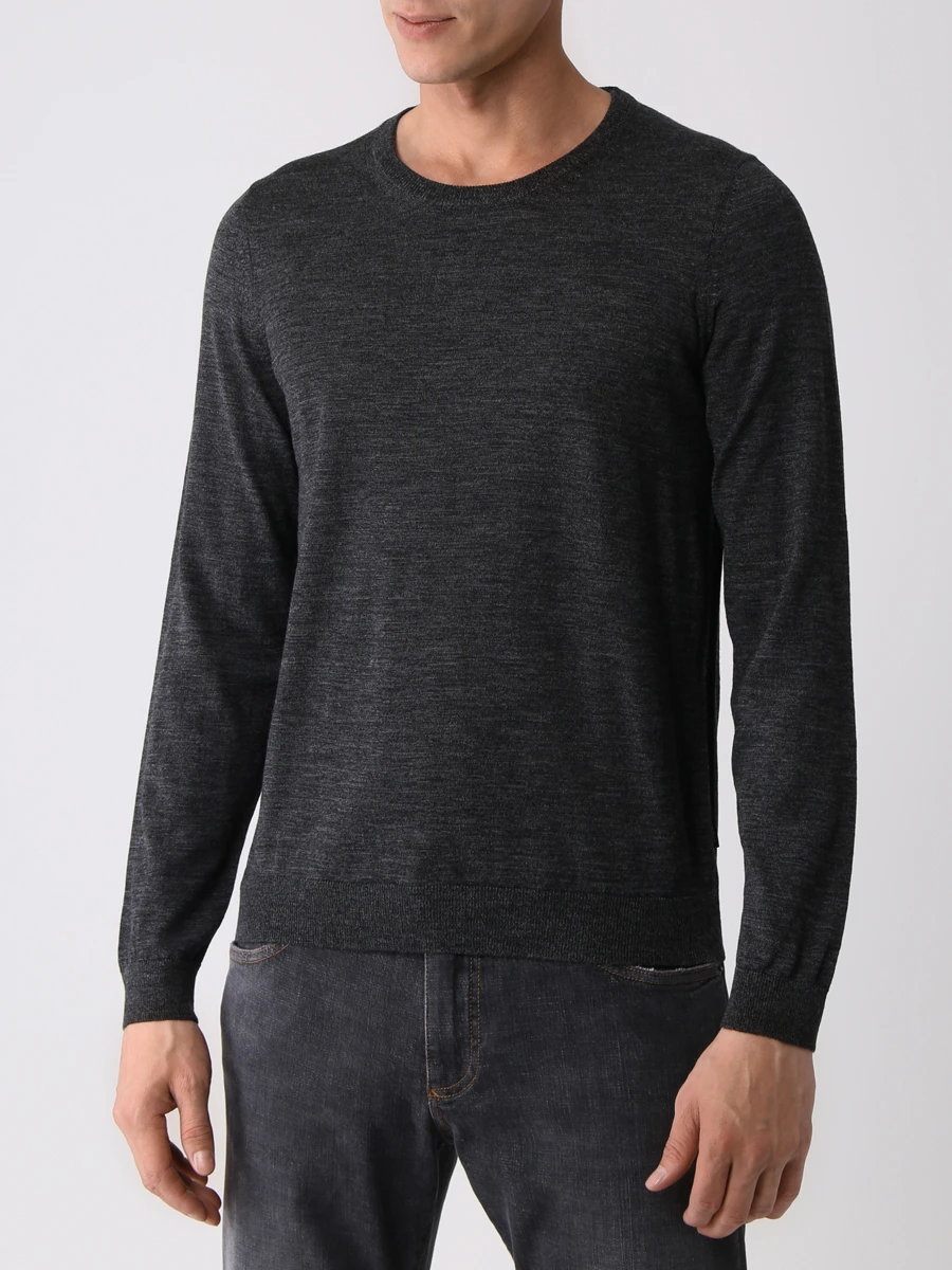 Джемпер шерстяной BOSS 50468239/002 Серый  Фото 4