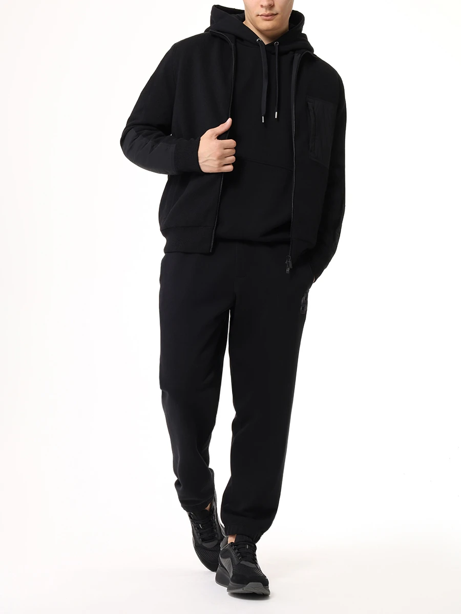 Куртка однотонная BOSS 50519652/001 Черный  Фото 2