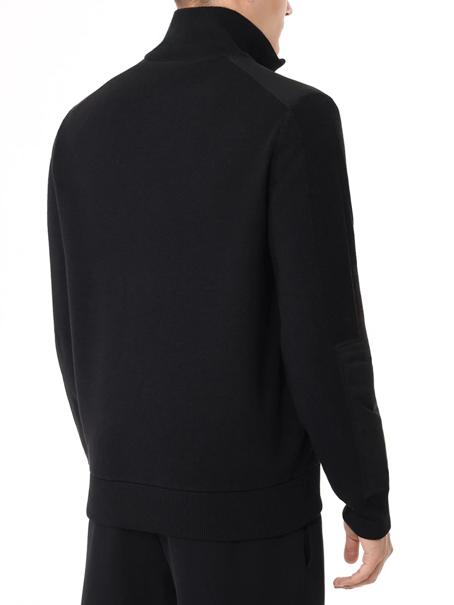 Куртка однотонная BOSS 50519652/001 Черный  Фото 3