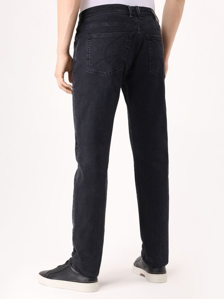 Джинсы Tapered Fit хлопковые BALDESSARINI B1 16506.1888 9807-JaYDen Черный  Фото 3