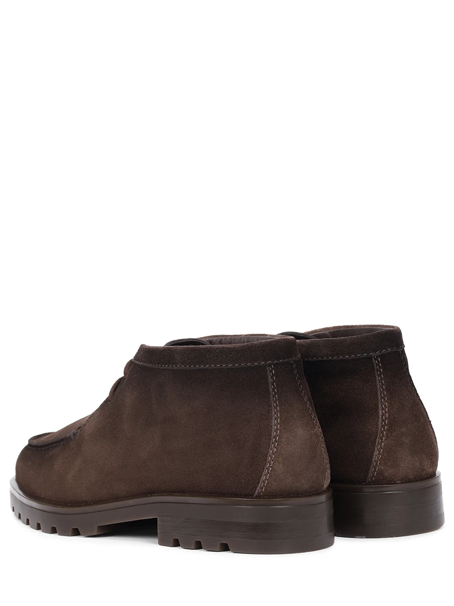 Ботинки замшевые SANTONI MGDG18609DTRAGEXT50 Коричневый  Фото 4