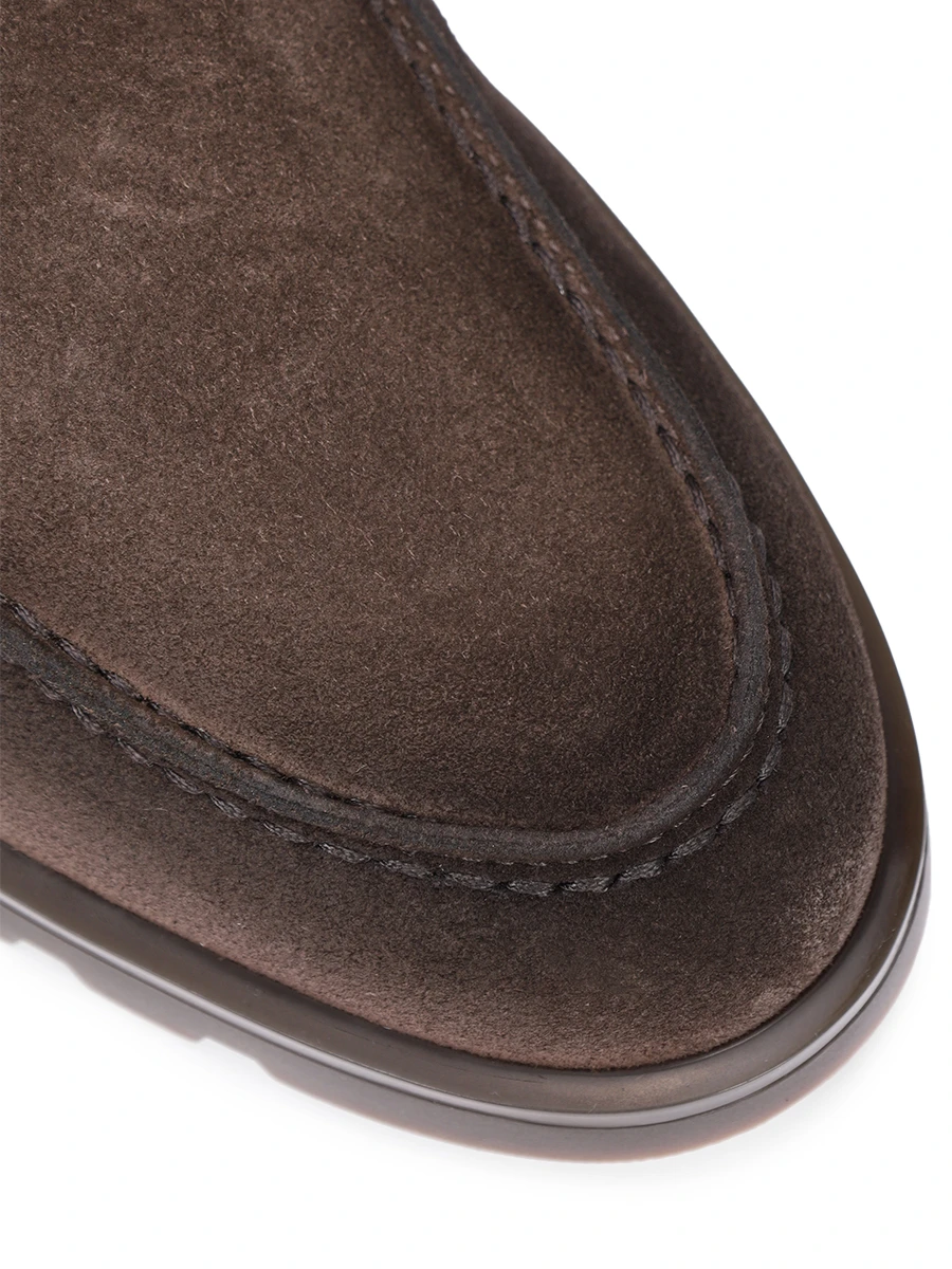 Ботинки замшевые SANTONI MGDG18609DTRAGEXT50 Коричневый  Фото 5